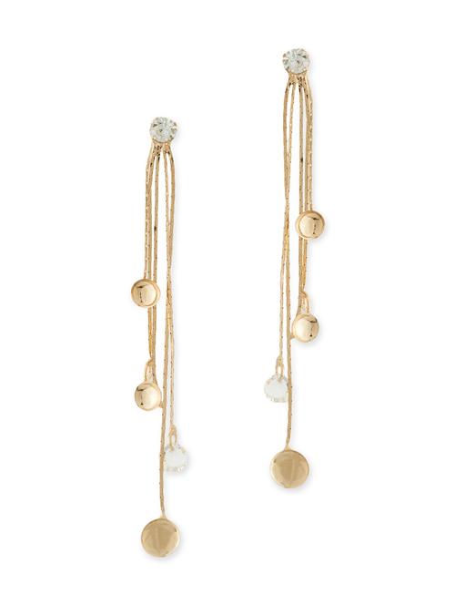 gold brass studs earring - 11381536 - Very Small Image - 1
