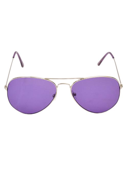 purple metal aviator men sunglass - 11388200 - Very Small Image - 1