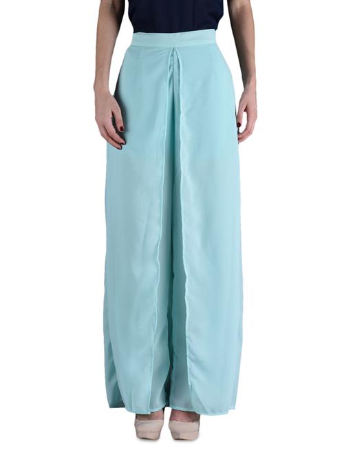 Dual panel georgette palazzos - 1138875 - Very Small Image - 1