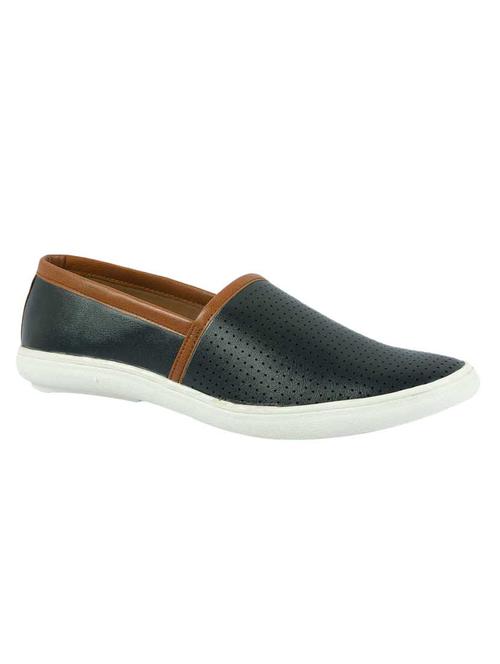 black and brown leatherette cutwork espadrilles - 11390059 - Very Small Image - 1