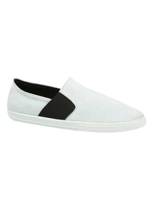 white and black colour block fabric espadrilles - 11390064 - Very Small Image - 1