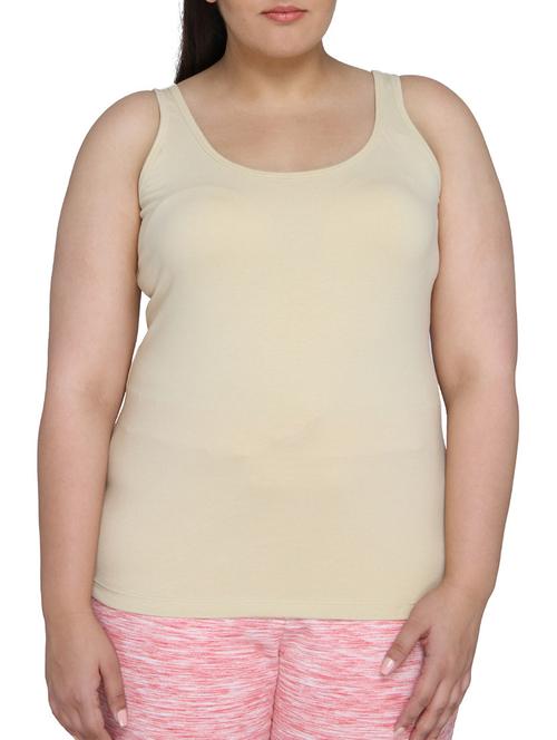 beige cotton tank top - 11392128 - Very Small Image - 1