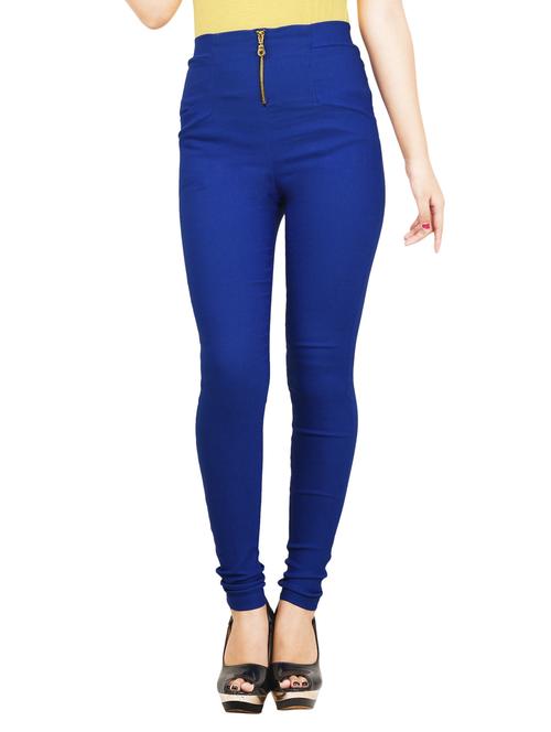 blue polyester jeggings - 11393493 - Very Small Image - 1