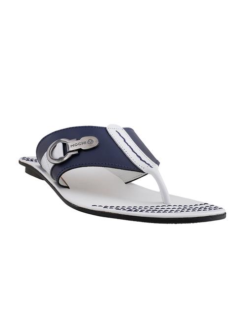 multi leather slip on slippers - 11395737 - Very Small Image - 1