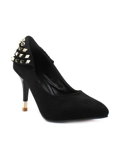 black suede slip on pumps - 11395912 - Very Small Image - 1