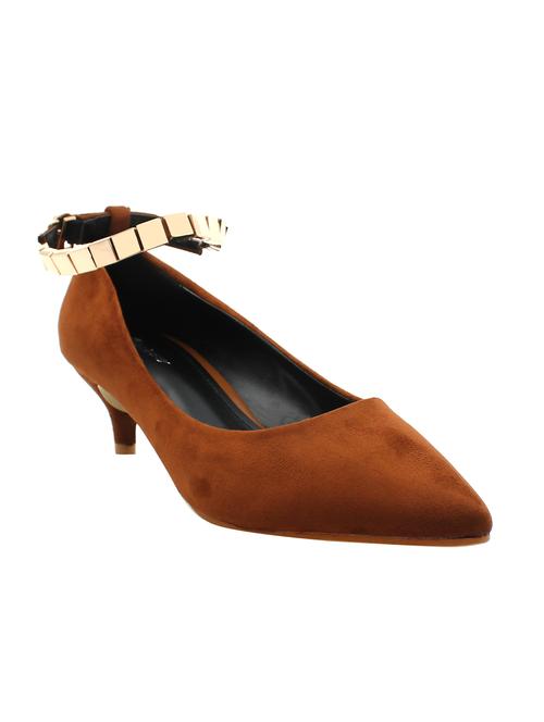 tan suede ankle strap sandal - 11395984 - Very Small Image - 1