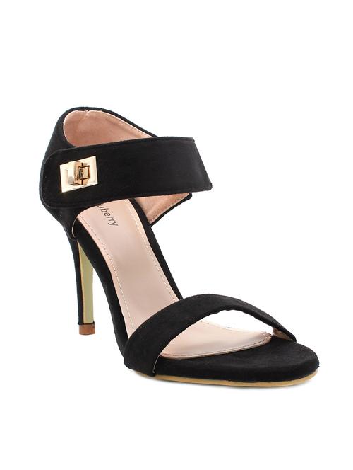 black suede ankle strap sandal - 11395988 - Very Small Image - 1