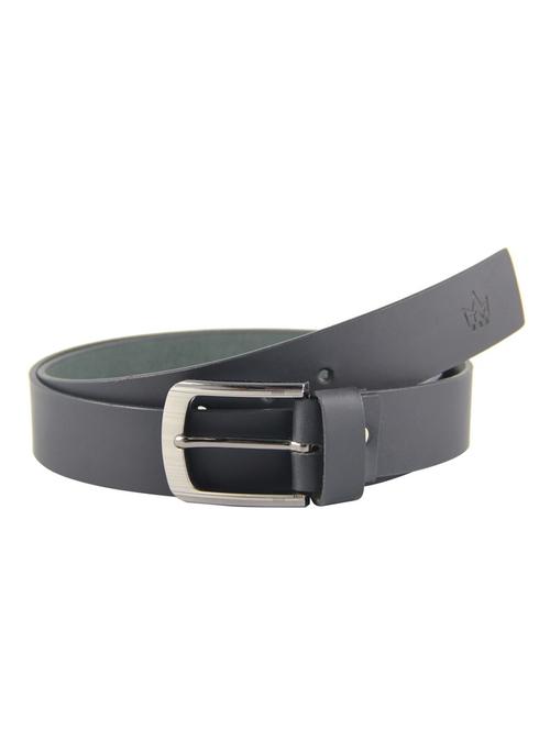 black color, leatherette belt - 11408889 - Very Small Image - 1