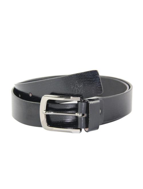 black color, leatherette belt - 11408890 - Very Small Image - 1