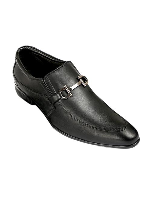 black leather slip on shoes - 11411642 - Very Small Image - 1