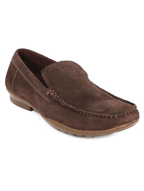 brown suede slip on loafers - 11411685 - Very Small Image - 1