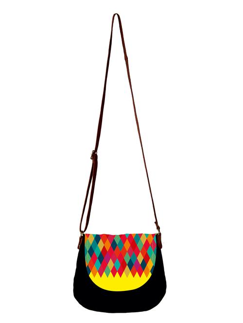 black canvas sling bag - 11412913 - Very Small Image - 1
