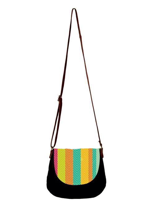 black canvas sling bag - 11412922 - Very Small Image - 1
