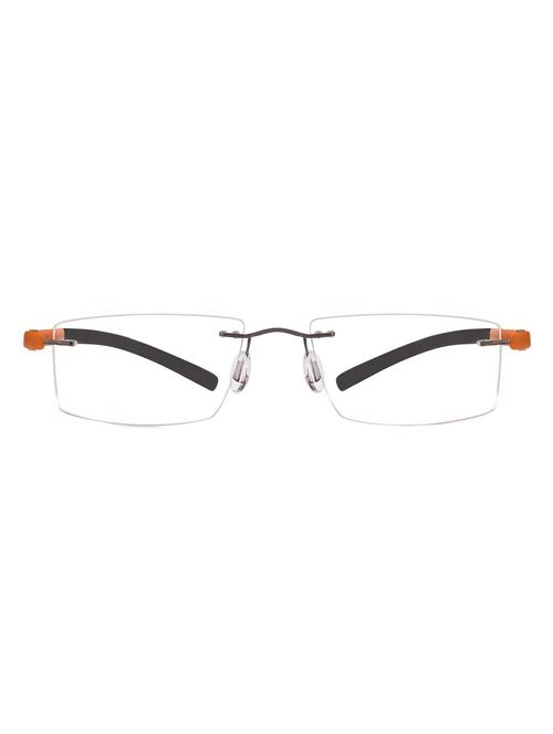 vincent chase size zero vc 1205 gunmetal orange black 105010 eyeglasses - 11415500 - Very Small Image - 1