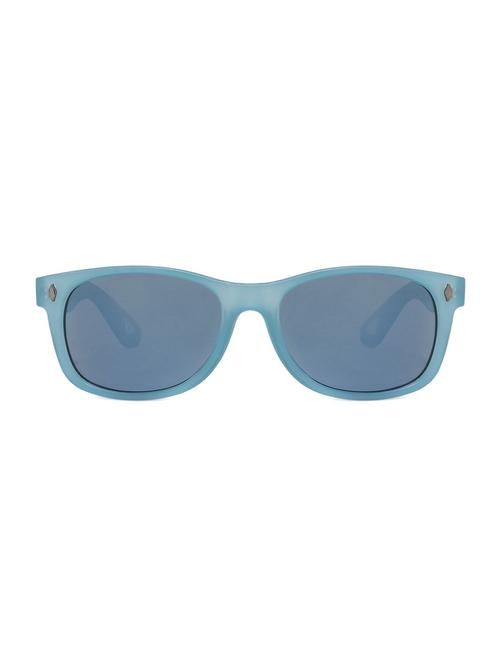 blue polycarbonate wayfarer men sunglass - 11416043 - Very Small Image - 1