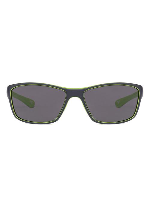 grey polycarbonate rectangle men sunglass - 11416046 - Very Small Image - 1