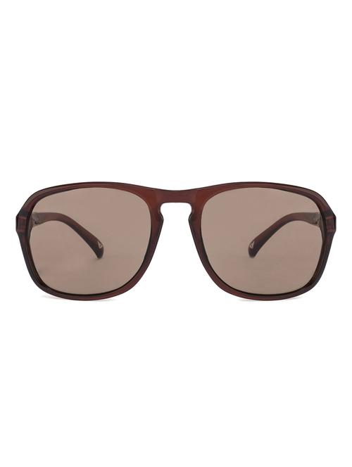 brown polycarbonate wayfarer men sunglass - 11416061 - Very Small Image - 1