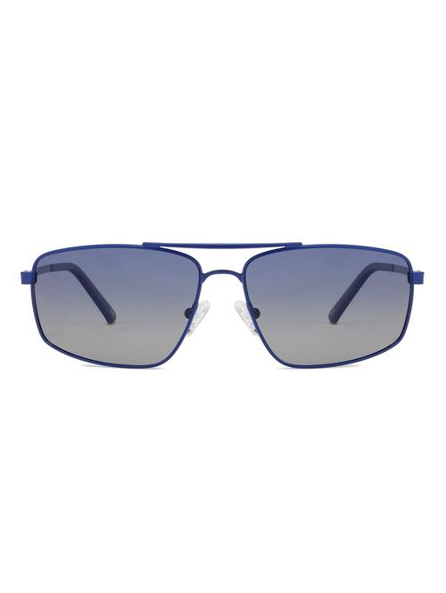 blue metal rectangle men sunglass - 11416101 - Very Small Image - 1