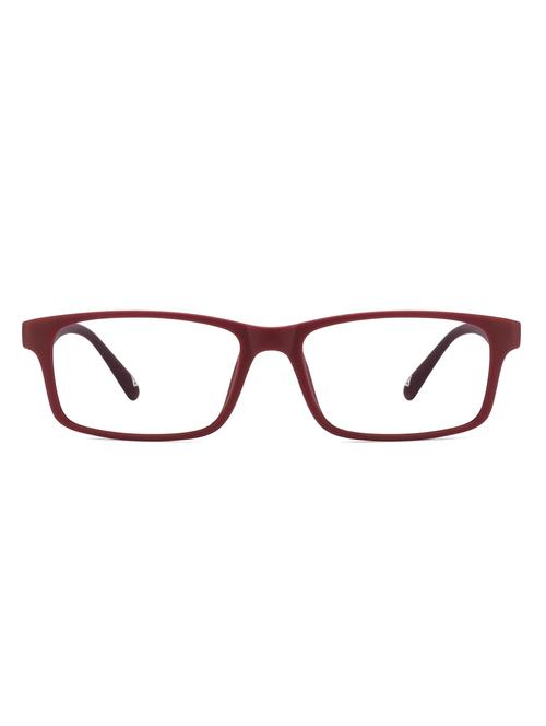 white polycarbonate rectangle men spectacle frame - 11416119 - Very Small Image - 1
