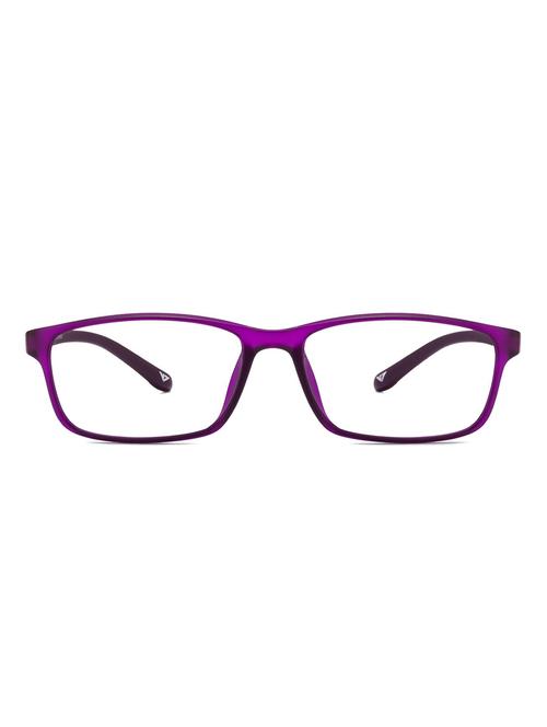 white polycarbonate rectangle men spectacle frame - 11416122 - Very Small Image - 1