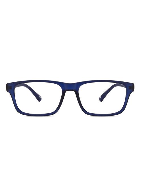 full rim blue rectangle eyeglasses - 11416124 - Very Small Image - 1