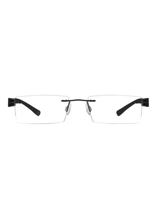white metal rectangle men spectacle frame - 11416160 - Very Small Image - 1