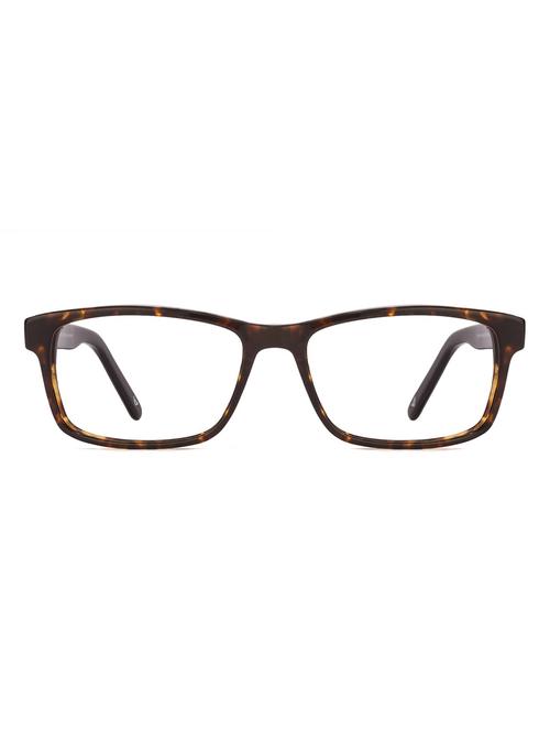 white polycarbonate rectangle men spectacle frame - 11416182 - Very Small Image - 1