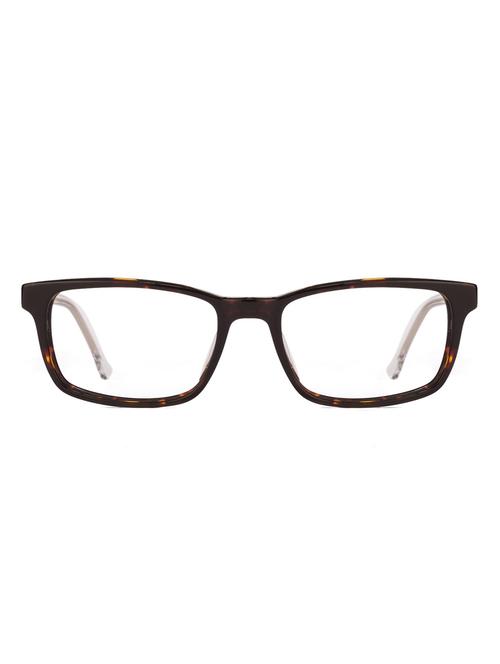 white polycarbonate rectangle men spectacle frame - 11416208 - Very Small Image - 1