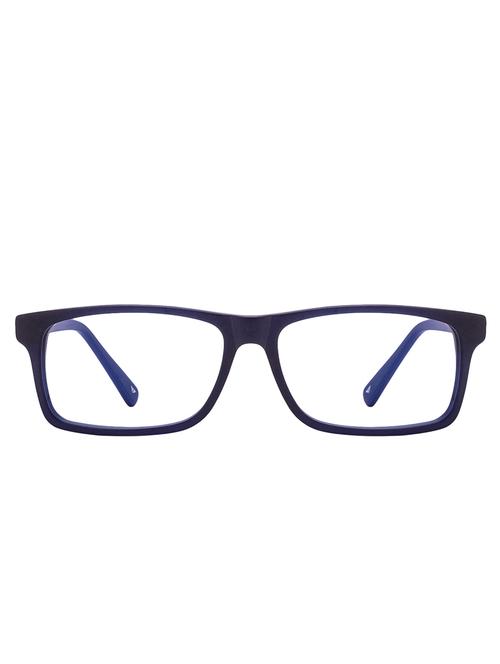 blue polycarbonate rectangle men spectacle frame - 11416371 - Very Small Image - 1