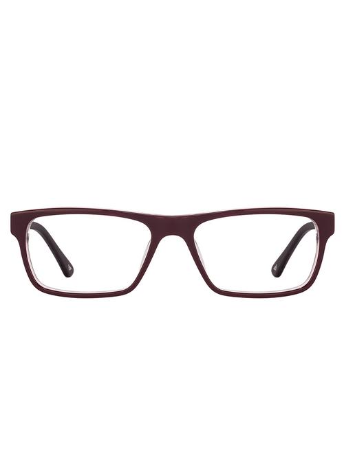 purple polycarbonate rectangle men spectacle frame - 11416378 - Very Small Image - 1