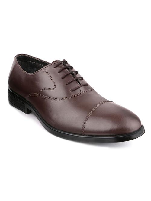 brown leather oxfords - 11417132 - Very Small Image - 1