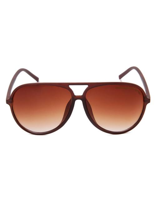 brown thermoplastic aviator men sunglass - 11422035 - Very Small Image - 1