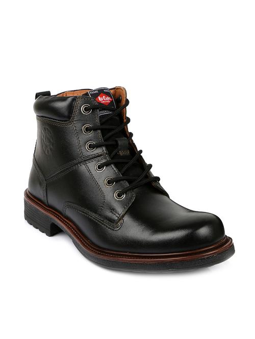 black leather low ankle boot - 11429134 - Very Small Image - 1