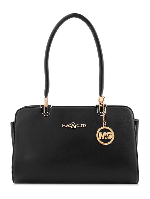 black leatherette handbag - 11436348 - Very Small Image - 1