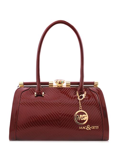 red leatherette handbag - 11436374 - Very Small Image - 1