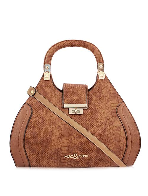 brown leatherette handbag - 11436381 - Very Small Image - 1