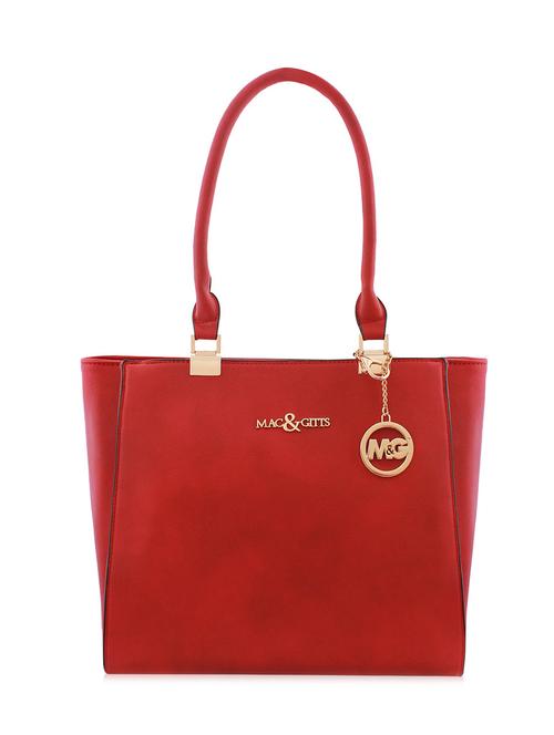 red leatherette handbag - 11436400 - Very Small Image - 1
