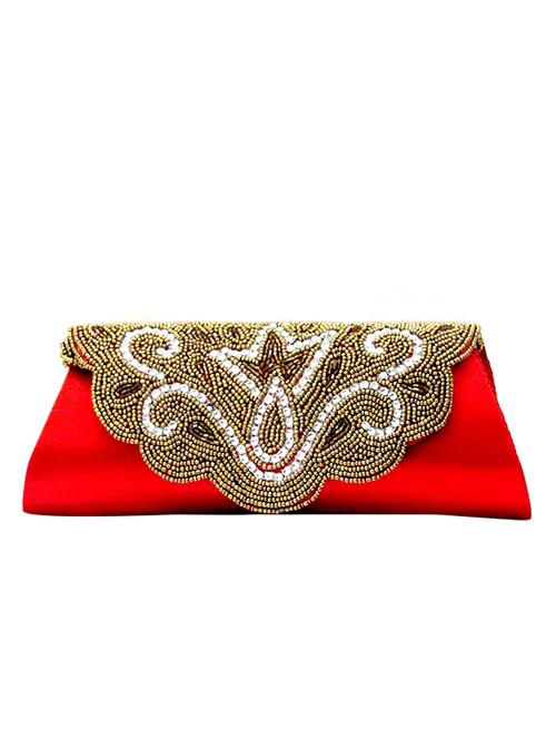 multi colored satin clutch - 11436430 - Very Small Image - 1