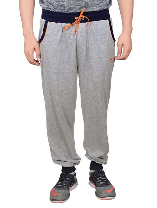 grey cotton ankle length track pant - 11437566 - Very Small Image - 1