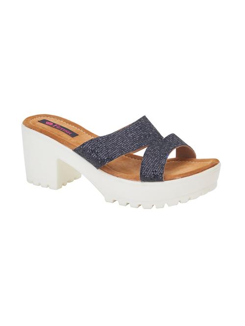 black leatherette sandals - 11439475 - Very Small Image - 1