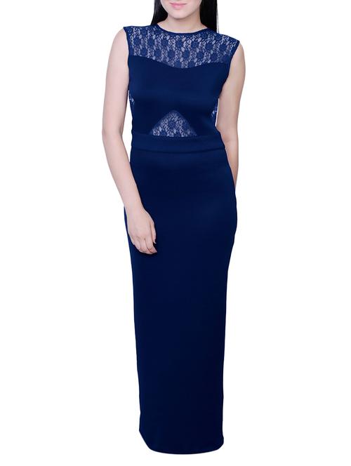 blue cotton gown - 11441491 - Very Small Image - 1