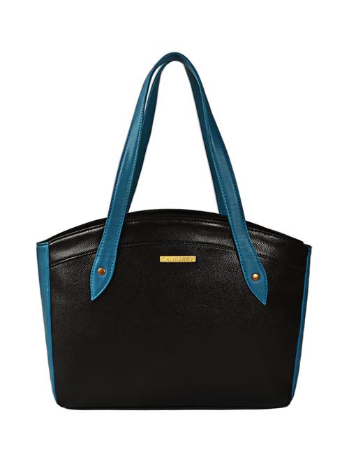 black leatherette handbag - 11441577 - Very Small Image - 1