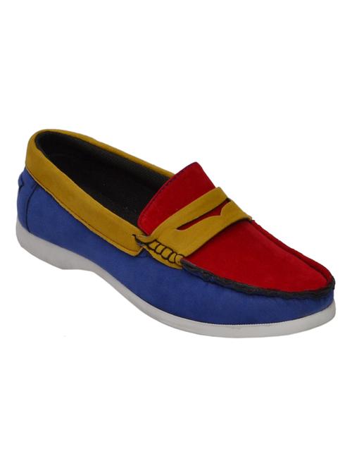 multi colored suede slip on loafers - 11443665 - Very Small Image - 1