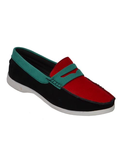multi colored suede slip on loafers - 11443838 - Very Small Image - 1