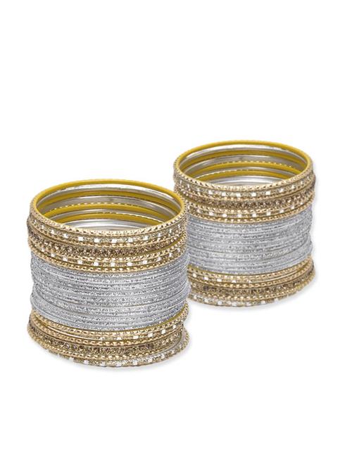 white lacquer glass bangles - 11444072 - Very Small Image - 1