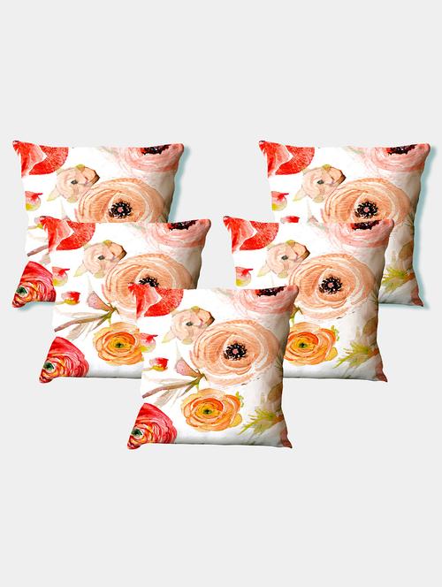 la verve digital printed canvas floral cushion cover - 11444268 - Very Small Image - 1