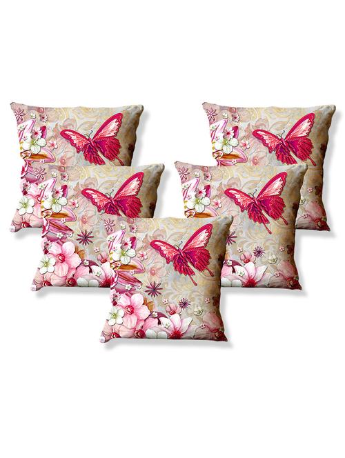 la verve digital printed canvas floral cushion cover - 11444308 - Very Small Image - 1