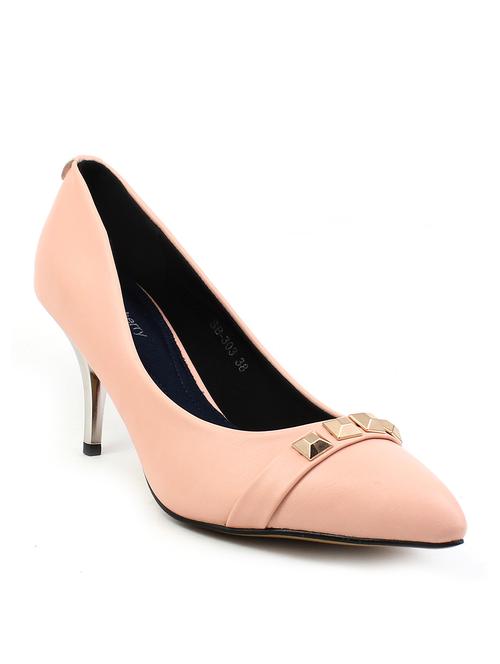 pink synthetic slip on pumps - 11446843 - Very Small Image - 1