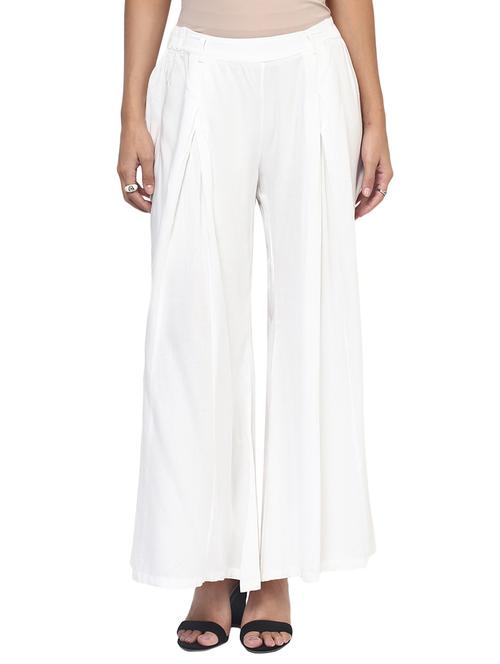 white cotton palazzo - 11447556 - Very Small Image - 1