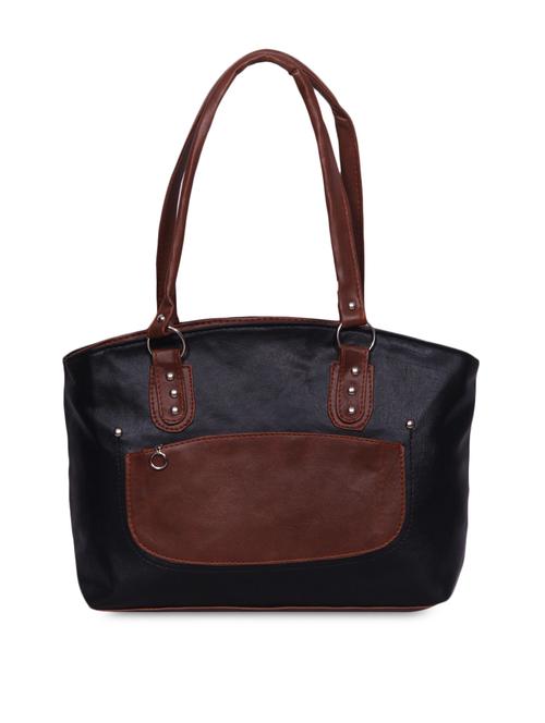 front patch pocket black handbag - 1144960 - Very Small Image - 1